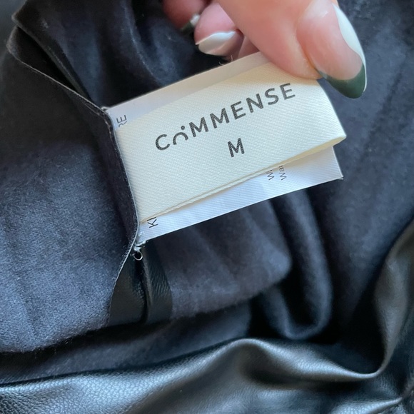 Faux Leather Pleated Belted Midi Skirt - Picture 4 of 4